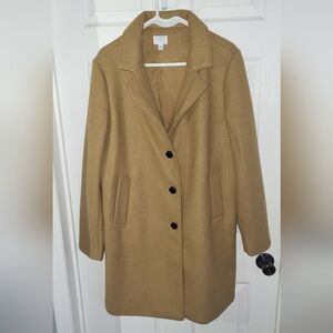 Time And Tru Classic Camel Women's Winter Coat
